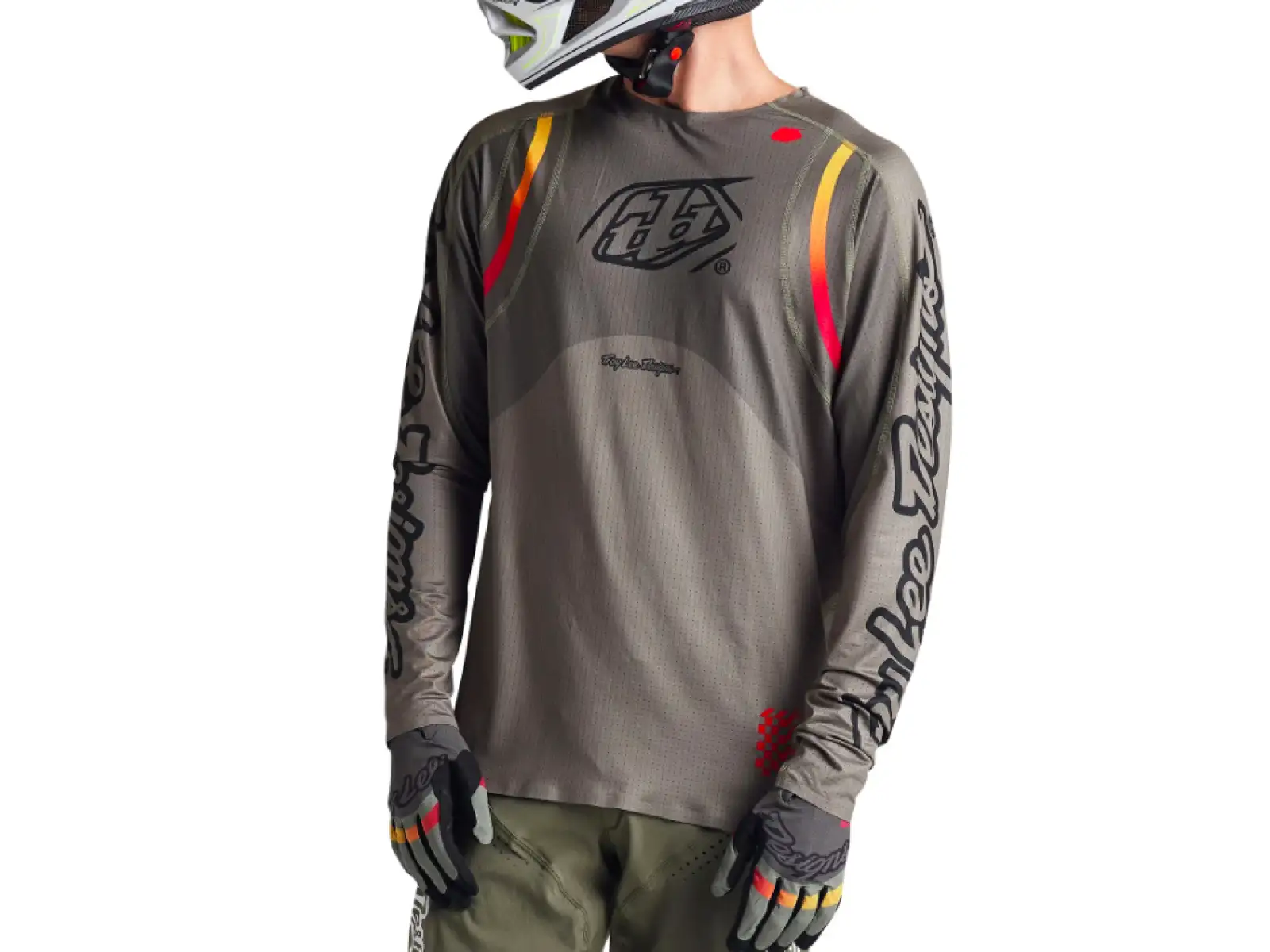 Troy Lee Designs Sprint Ultra men's jersey long sleeve Pinned Olive