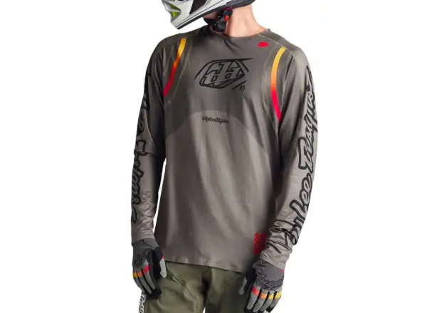 Troy Lee Designs Sprint Ultra men's jersey long sleeve Pinned Olive