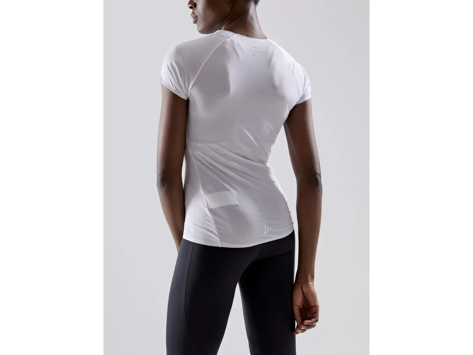 Craft Pro Dry Nanoweight women's shirt short sleeve white