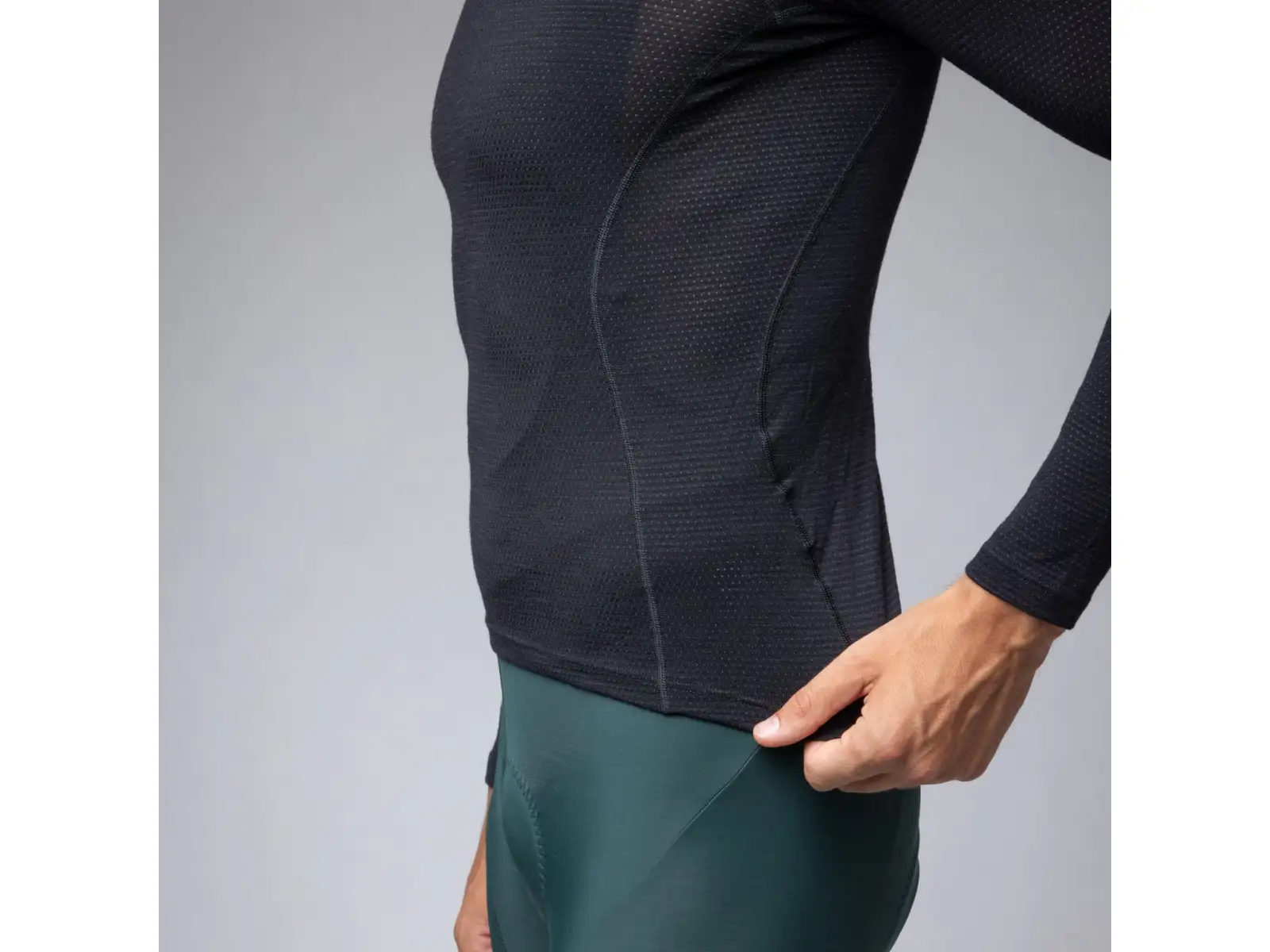 Alé Intimo Merino men's base layer long sleeve Black