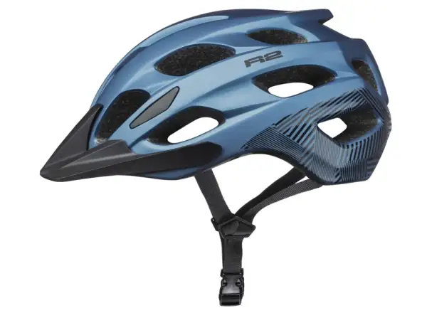 R2 Cliff cycling helmet petrol blue/black