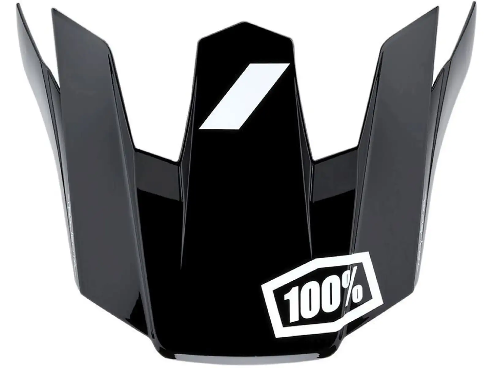 100% Trajecta w/Fidlock Helmet Black/White