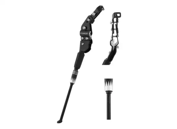 FORCE kickstand Al 24-28" adjustable, for square tube