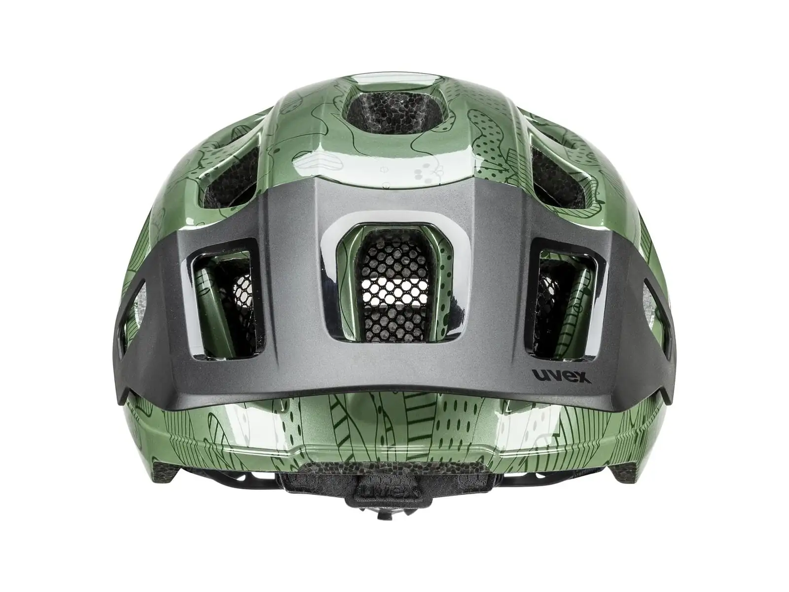 Uvex React JR. helmet Moss Green Altimeter