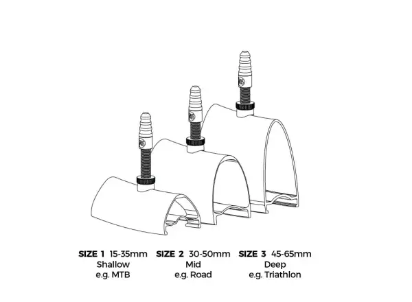 76 Projects High flow tubeless valve size 1