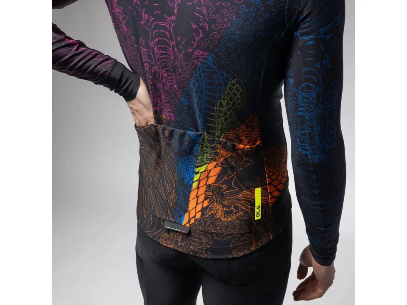 Alé Pragma men's insulated jersey long sleeve Zanzibar