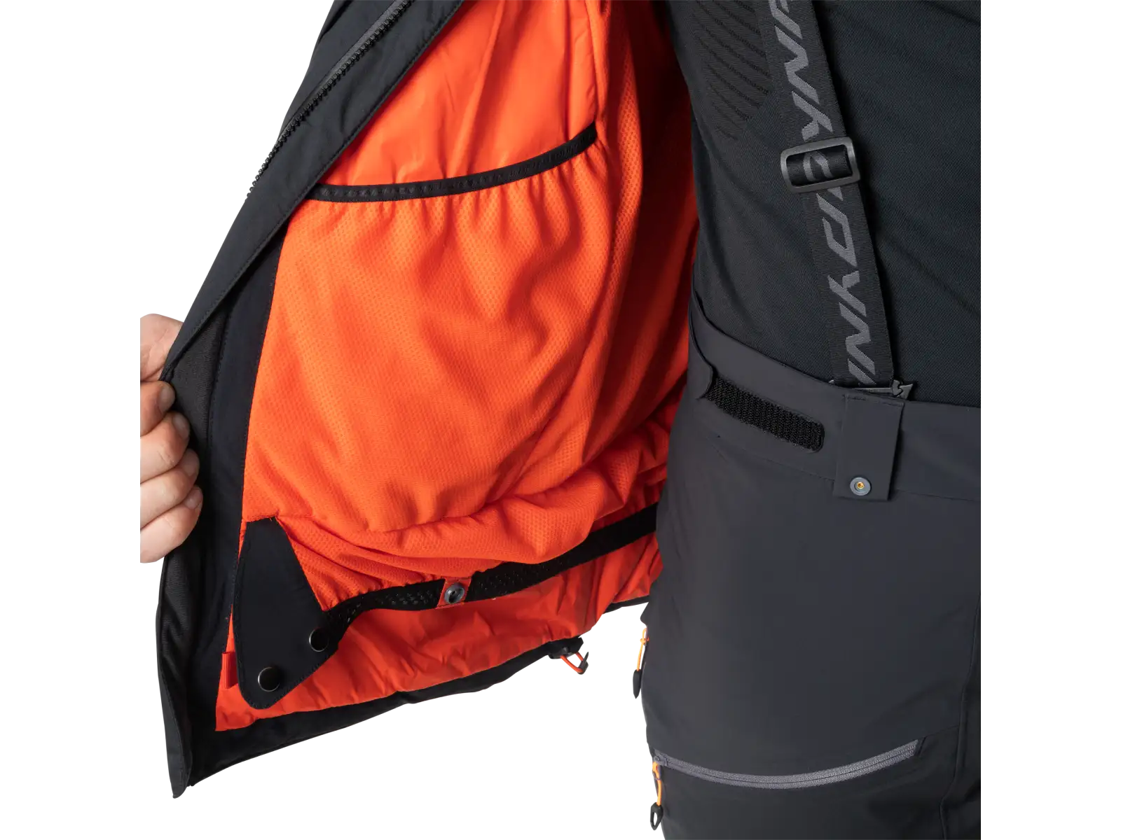 Dynafit Free Infinium Hybrid men's bib pants Black out