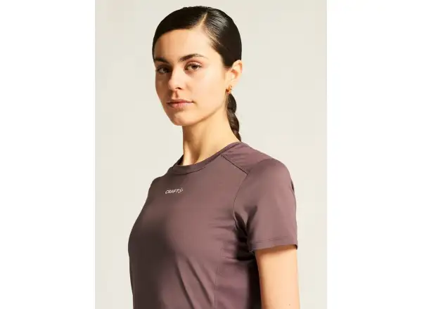 Craft ADV Essence 2 women's short sleeve T-shirt purple
