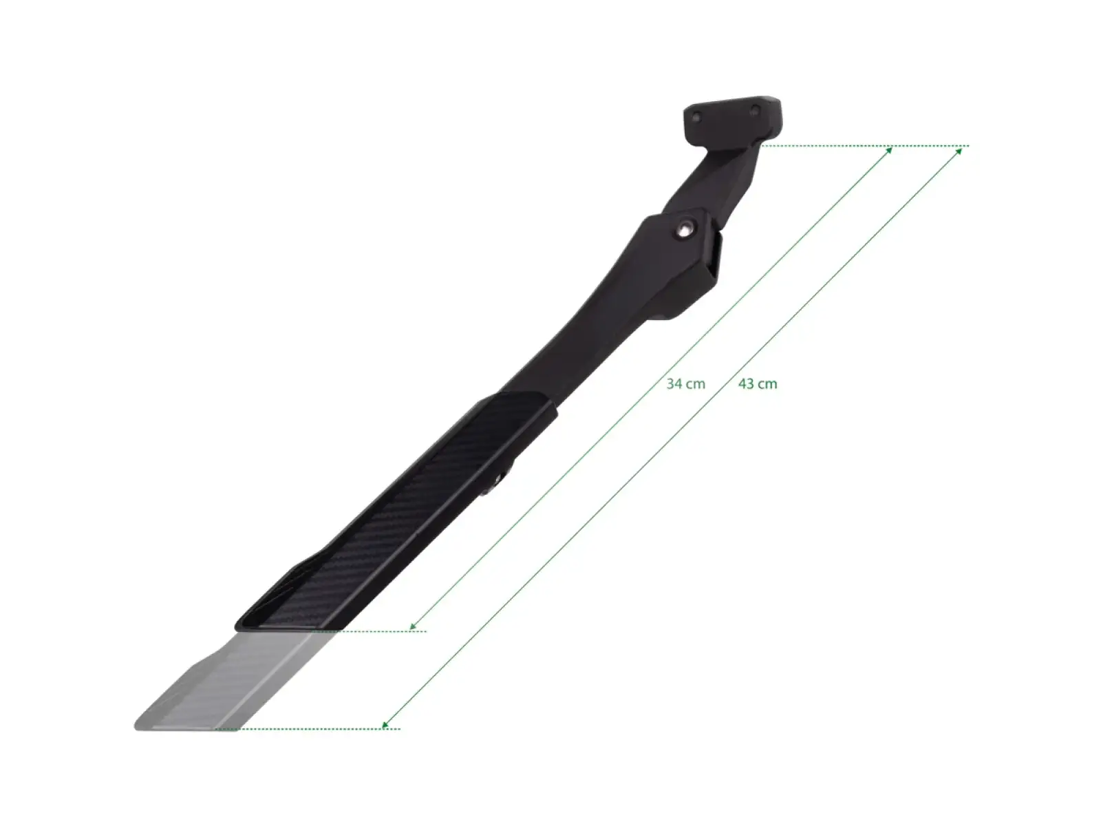 Force E-Bike kickstand 24-29" Al rear 40 mm black