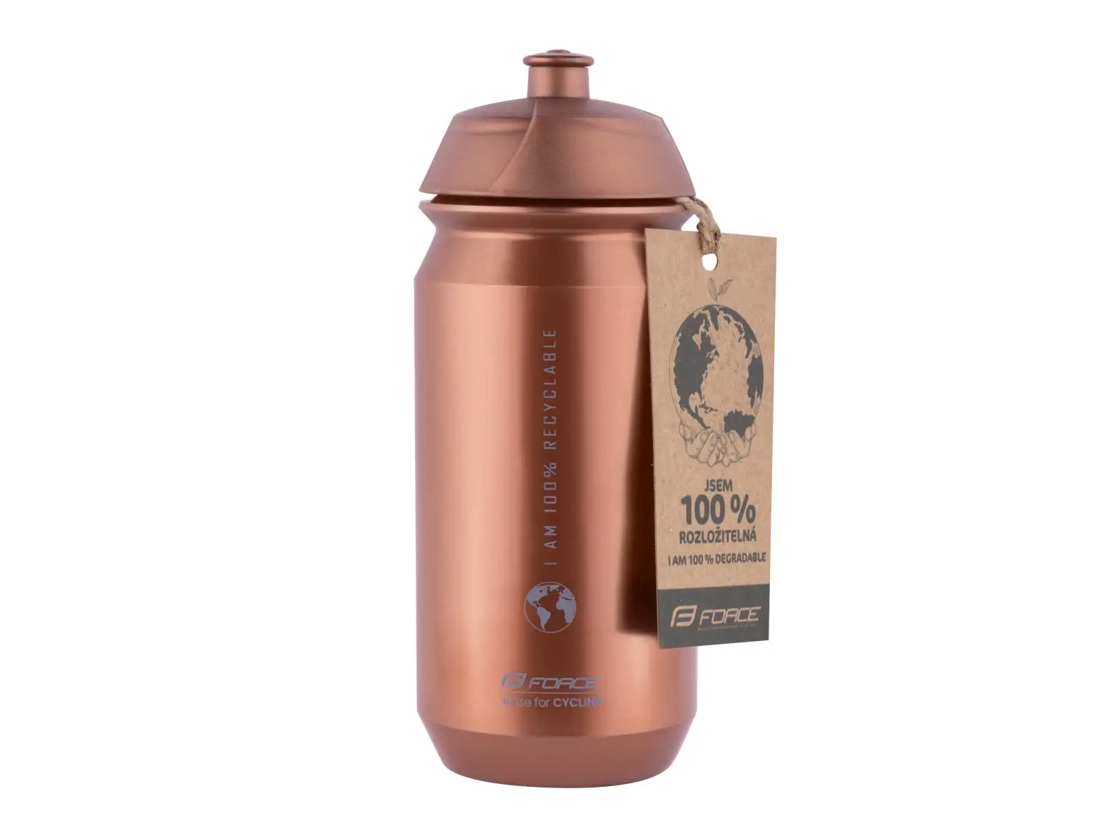 Force Bio Earth cycling bottle 500 ml bronze/gray
