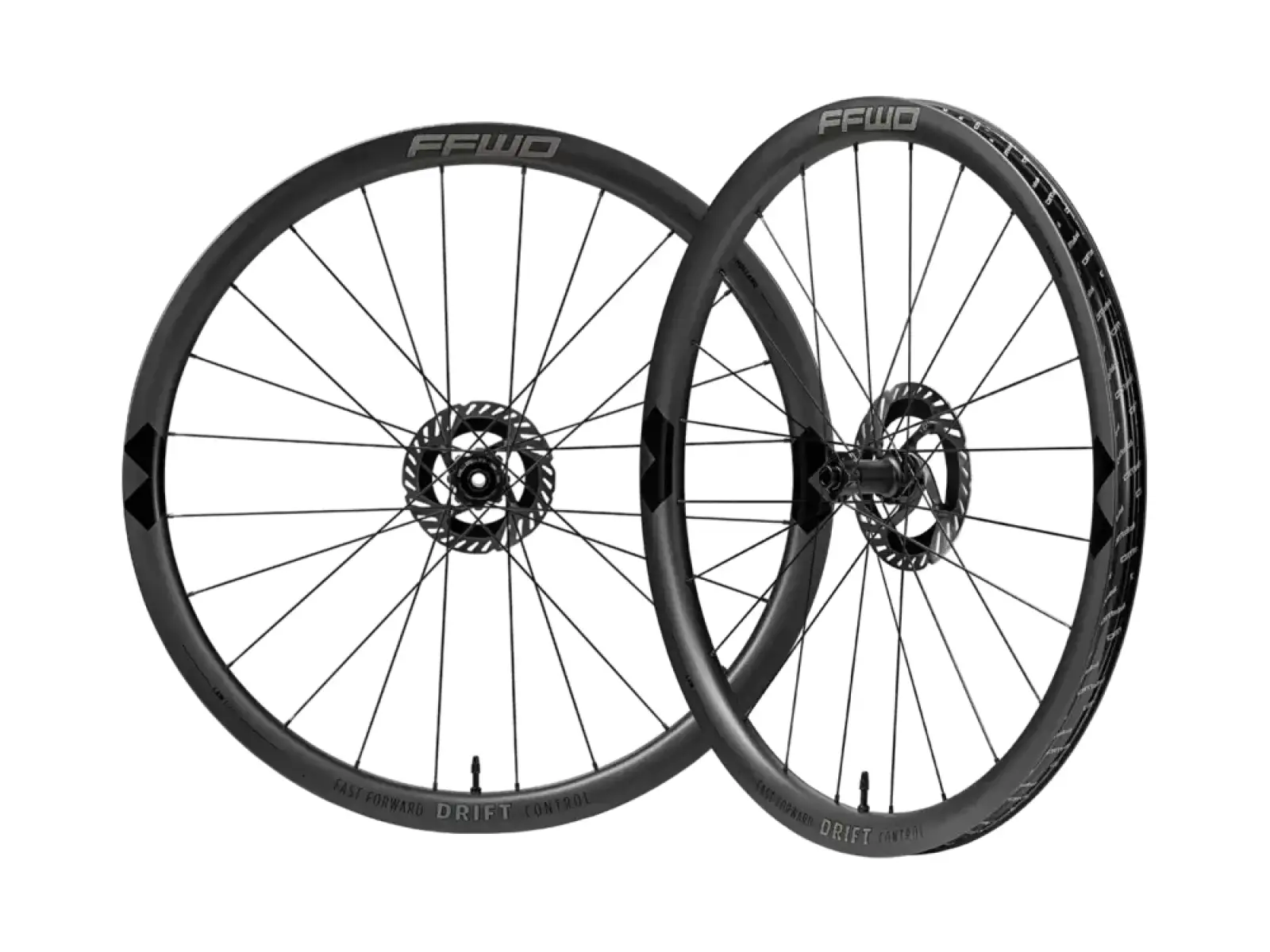 FFWD Drift Control 36 N/GAGE 2:1 gravel laced wheels MattBlack