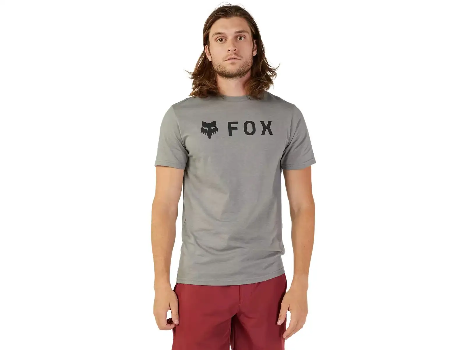 Fox Absolute Premium men's short sleeve shirt Heather Graphite Grey