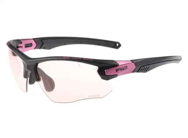 R2 Crown photochromic glasses matte black/pink