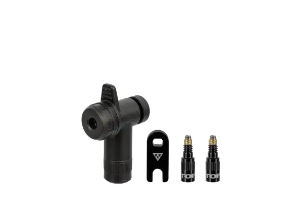 Topeak TURBOFLOW VALVE COMBO valve set w/ Rapidhead