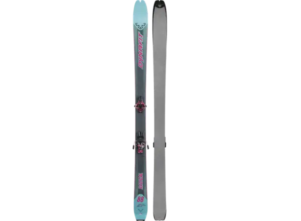 Dynafit Radical 88 women's ski touring set Reef Flamingo