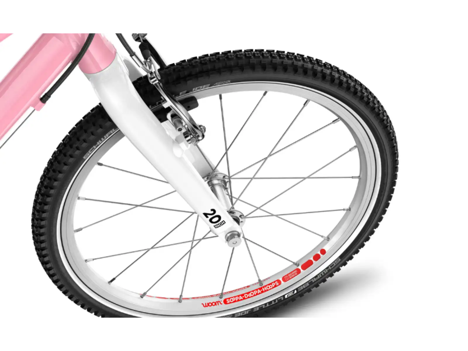 Woom Go 4 children's bike 20" Powder Pink