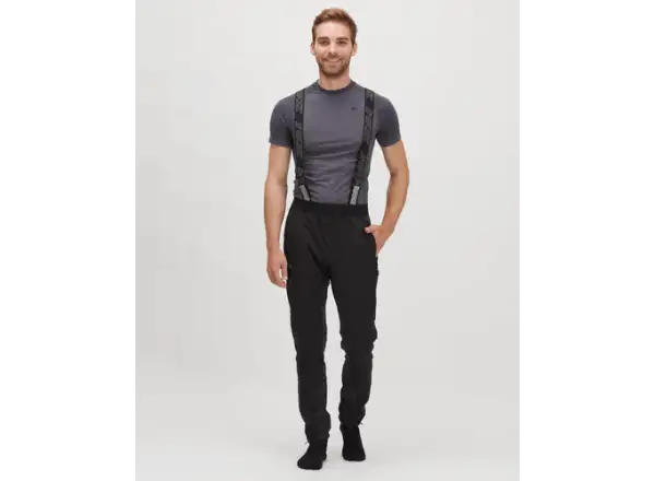 Silvini Alzaro men's pants with bib Black/Cloud
