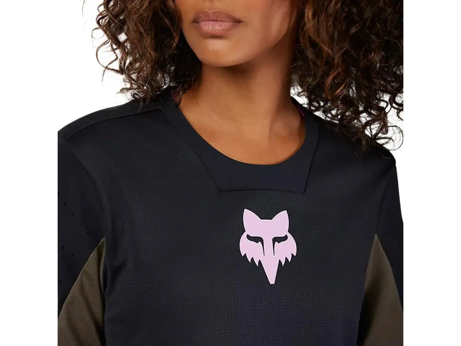 Fox Defend Park women's jersey long sleeve Black