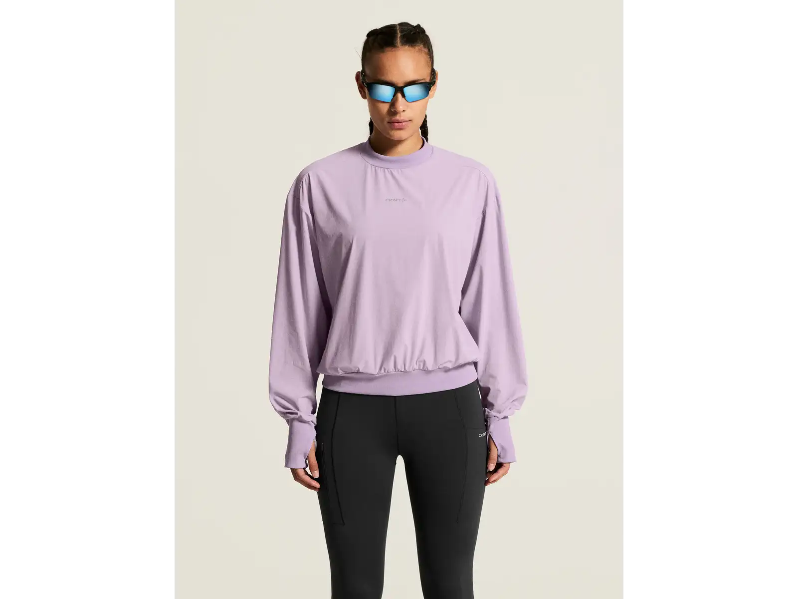 Craft Hypervent Wind Top women's long-sleeve T-shirt purple