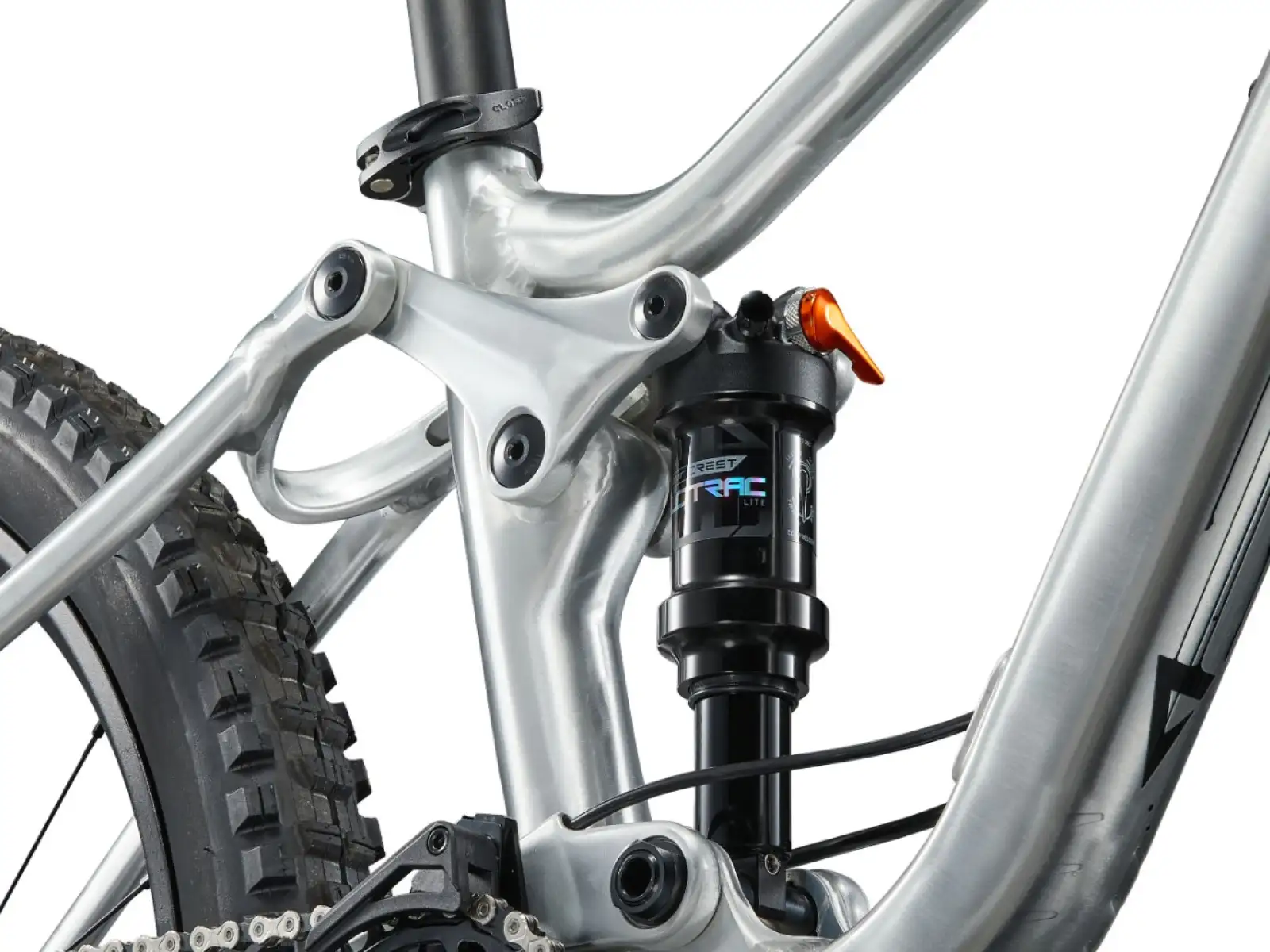 Giant Faith 24 children's full suspension bike Raw Aluminium