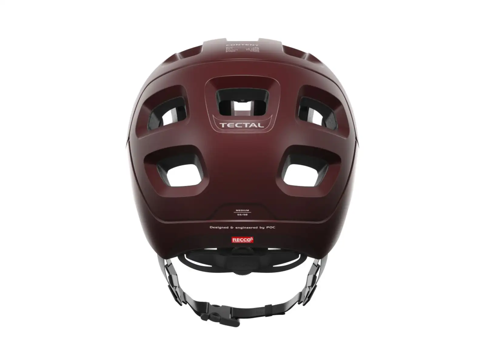 POC Tectal cycling helmet Garnet Red Matt