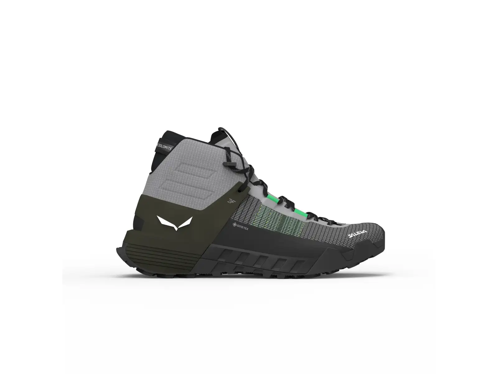 Salewa Wildfire NXT Mid GTX men's shoes Alloy/Dark Olive