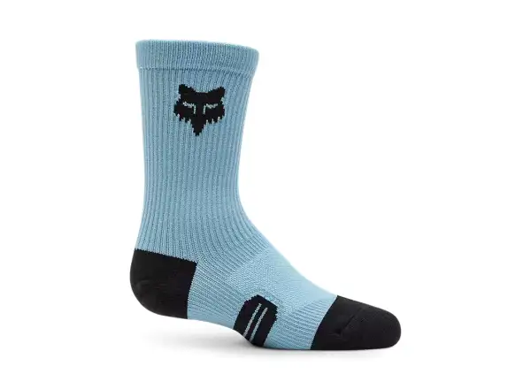 Fox Yth 6 Ranger Crew kids socks Vintage Wash Blue