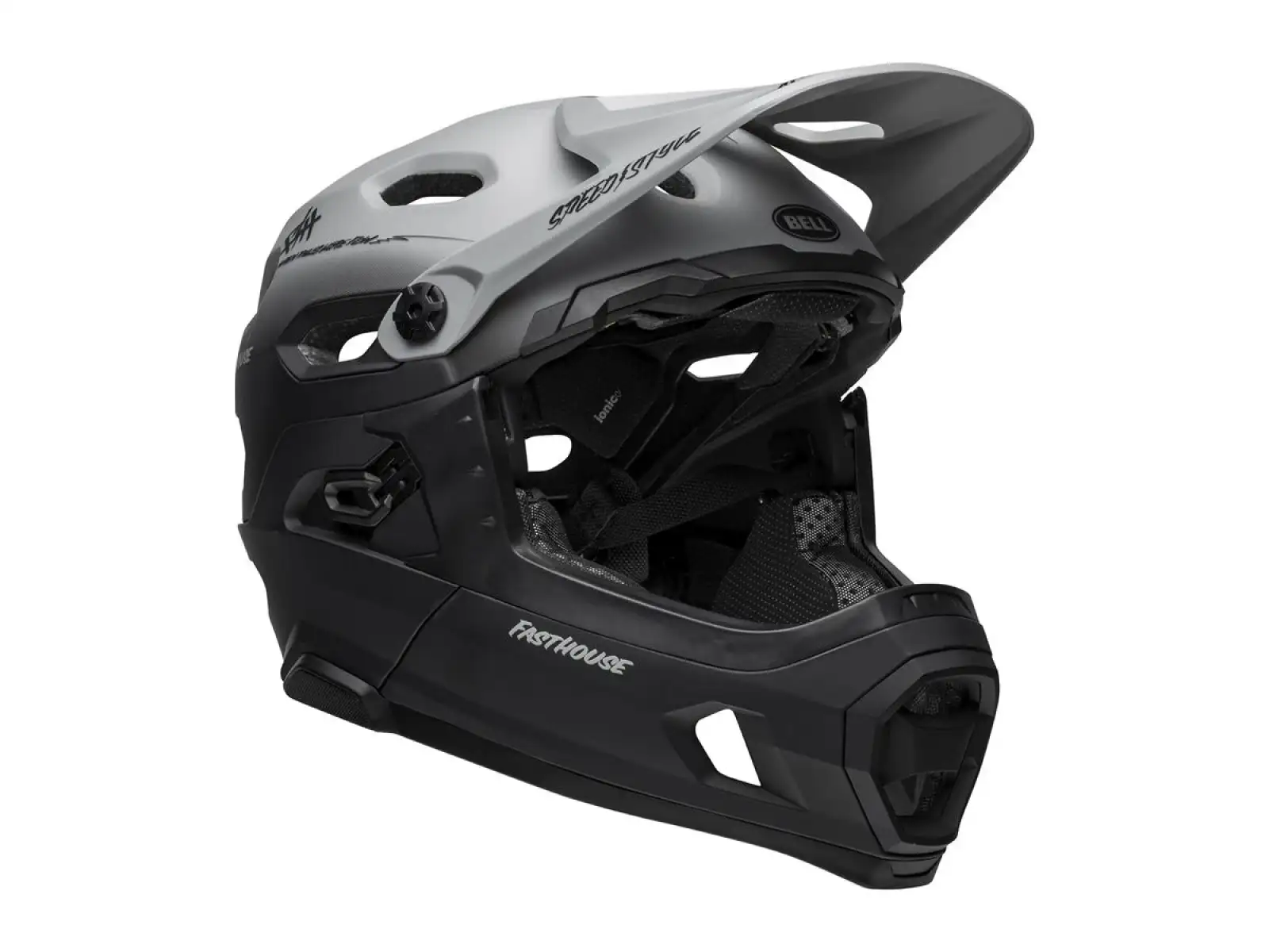Bell Super DH Spherical helmet Mat Gray/Black Fasthouse