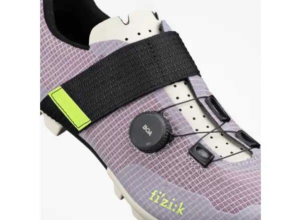 Fizik Vento Ferox Carbon MTB men's cycling shoes Lilac/White
