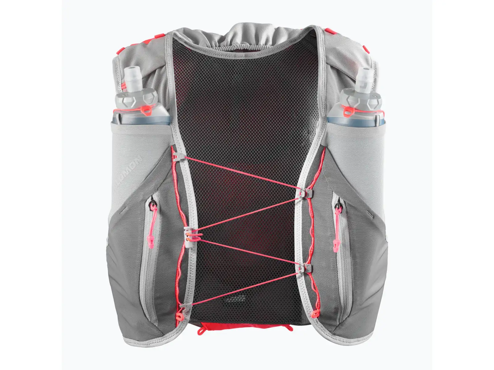 Salomon ADV Skin 12 Set running vest Castelrock/Alloy/Neon Flame