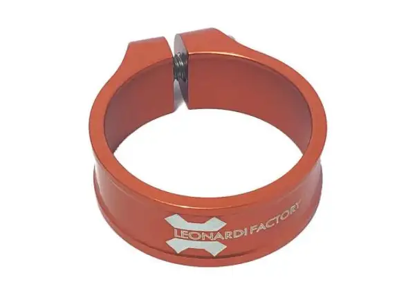 Leonardi Factory Cierre de Tija seat collar 31.8 mm orange