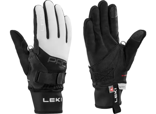 Leki PRC ThermoPlus Shark women's gloves Black-white