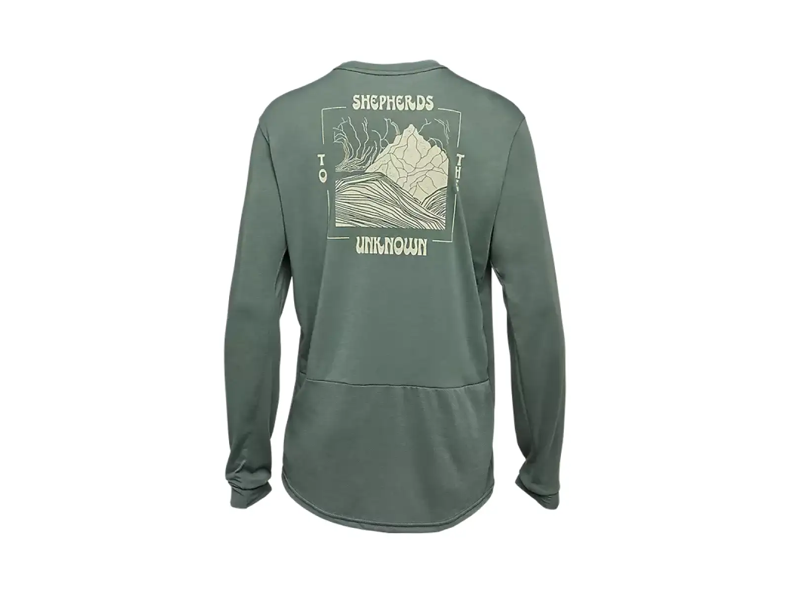 Fox Ranger DR Shepherds men's jersey long sleeve Hunter Green