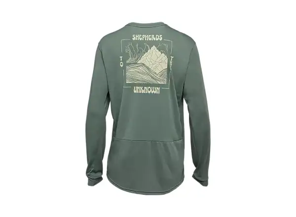 Fox Ranger DR Shepherds men's jersey long sleeve Hunter Green