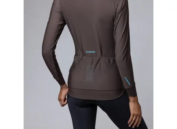 Alé Klimatik K-Idro women's insulated jersey long sleeve Coffee