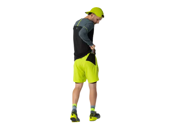 Dynafit Alpine Pro 2-in-1 men's running shorts Ultra Yellow