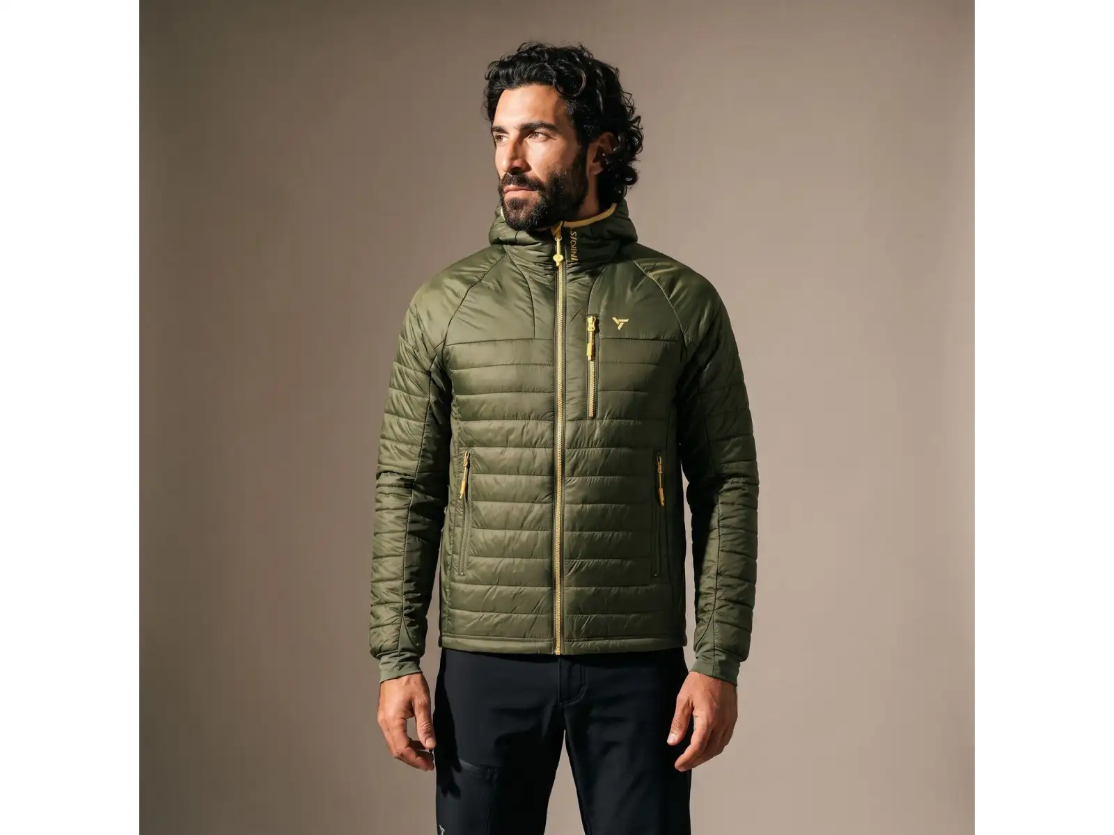Silvini men's jacket Rutor Olive/Yellow