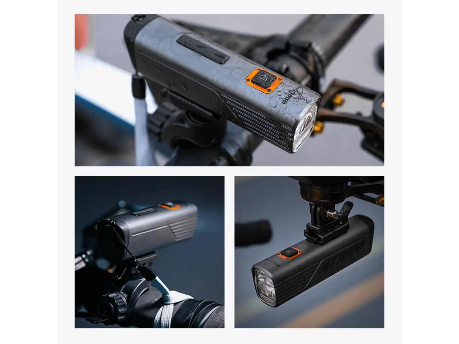 Magene AT1600 front light with power bank