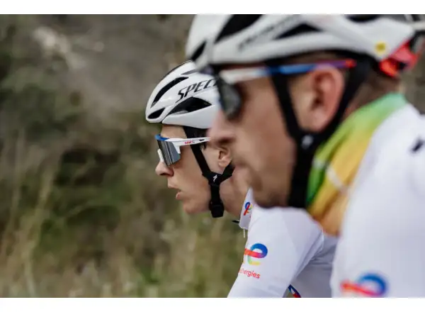 100% Speedcraft Glasses TotalEnergies Team Matte White / HIPER Lens