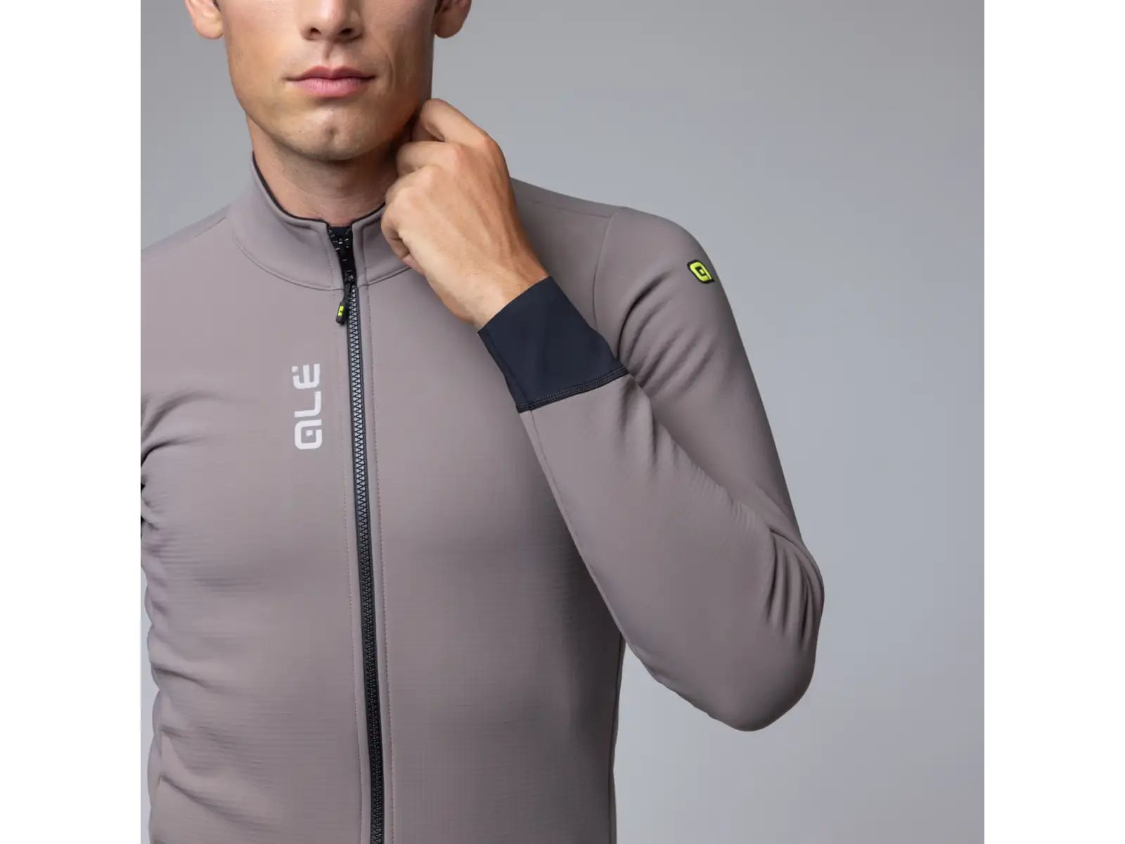 Alé Pragma Fondo 3.0 men's winter jacket Rope Grey