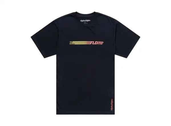 Troy Lee Designs Stripes men's T-shirt short sleeve Black