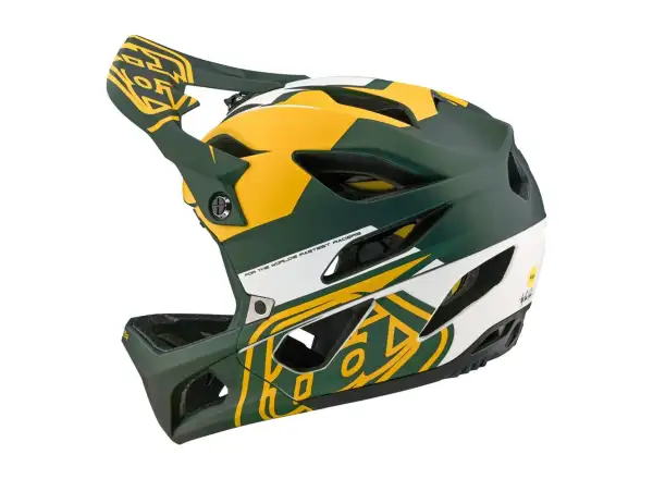 Troy Lee Designs Stage Mips helmet Vector Green