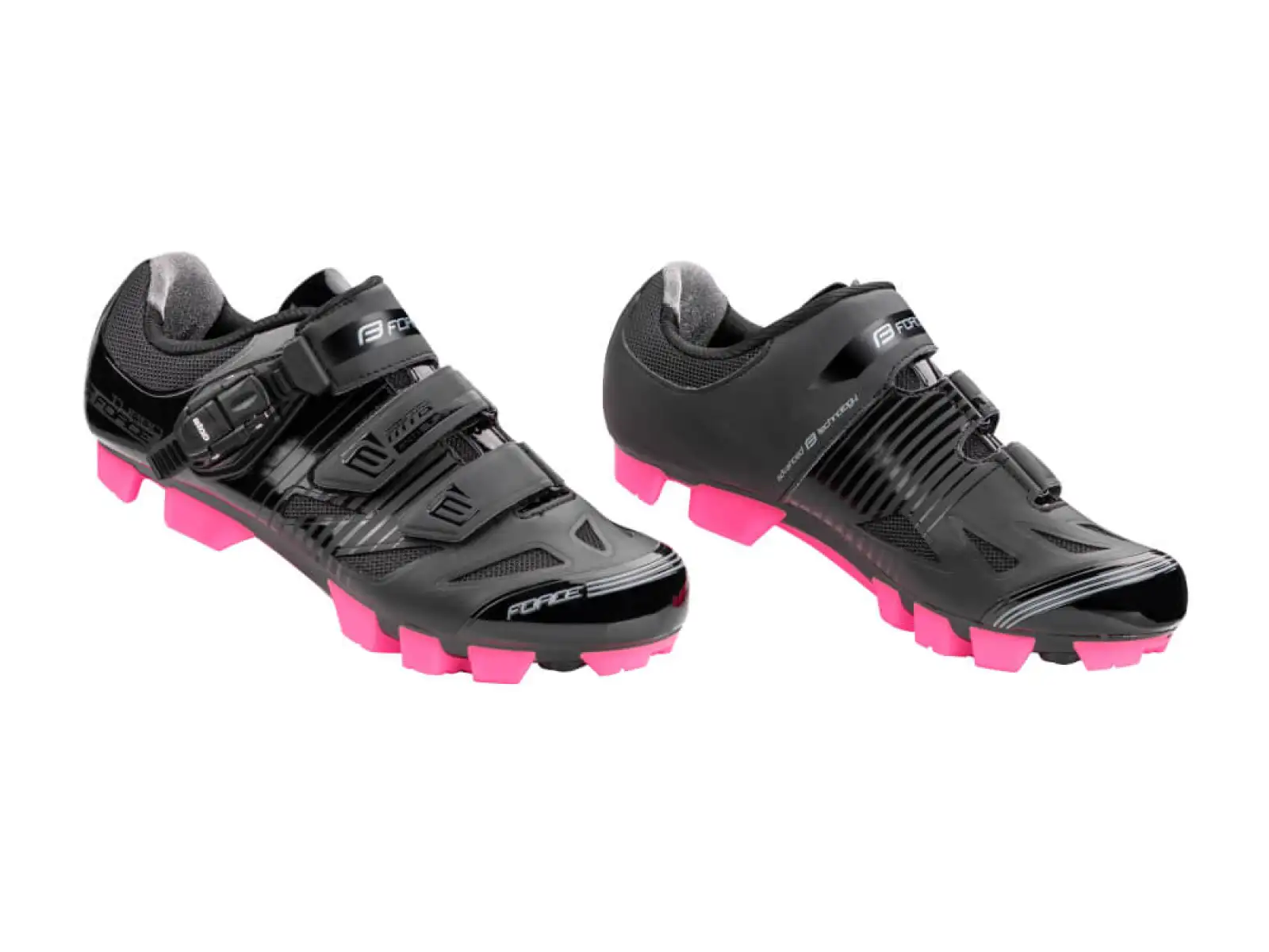 Force MTB Turbo lady women's cycling shoes black/pink