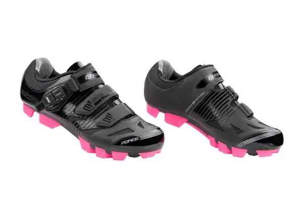 Force MTB Turbo lady women's cycling shoes black/pink