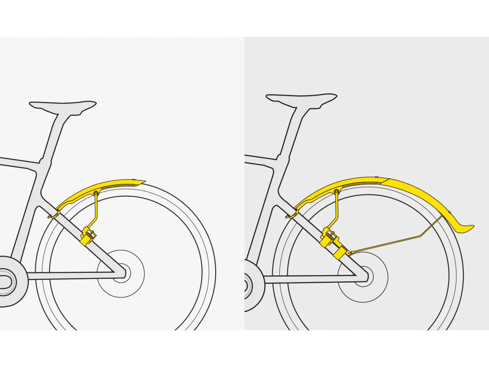 Topeak TetraFender R2 rear road fender reflective sticker