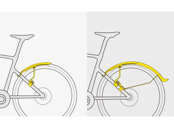 Topeak TetraFender R2 rear road fender reflective sticker