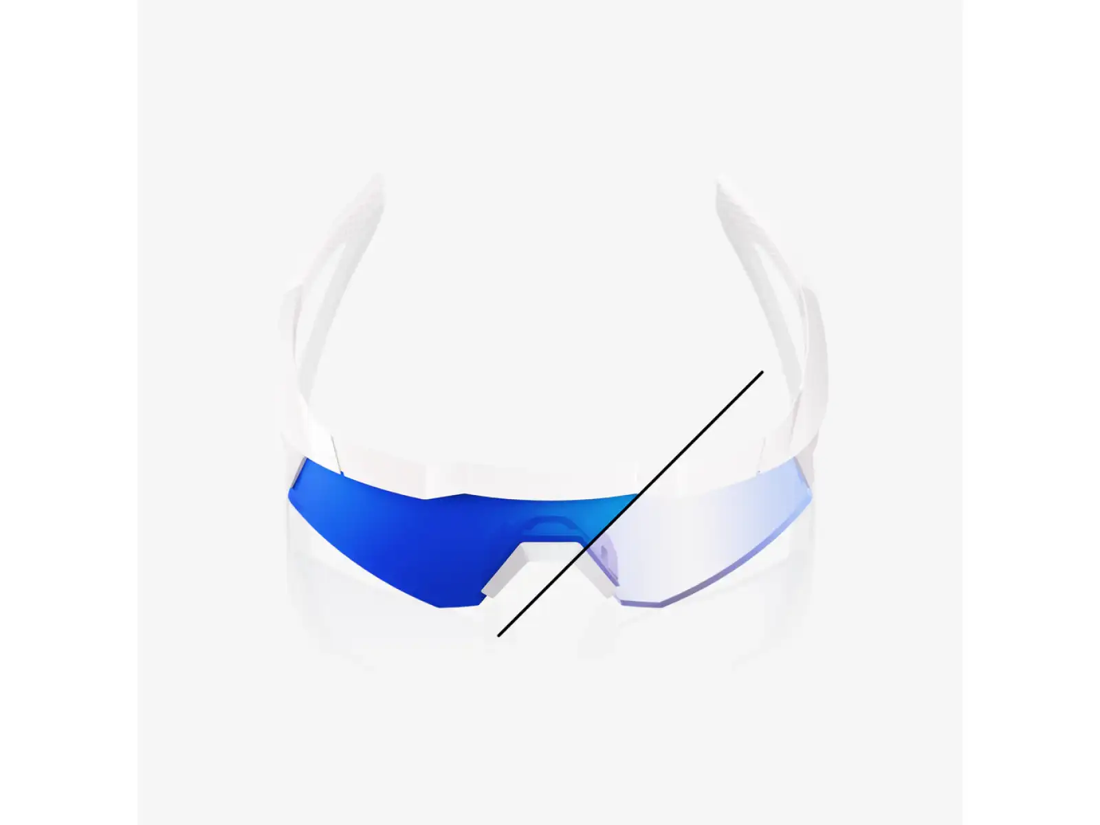 100% Speedcraft XS LE Bastille Blue Mirror Photochromic Sunglasses