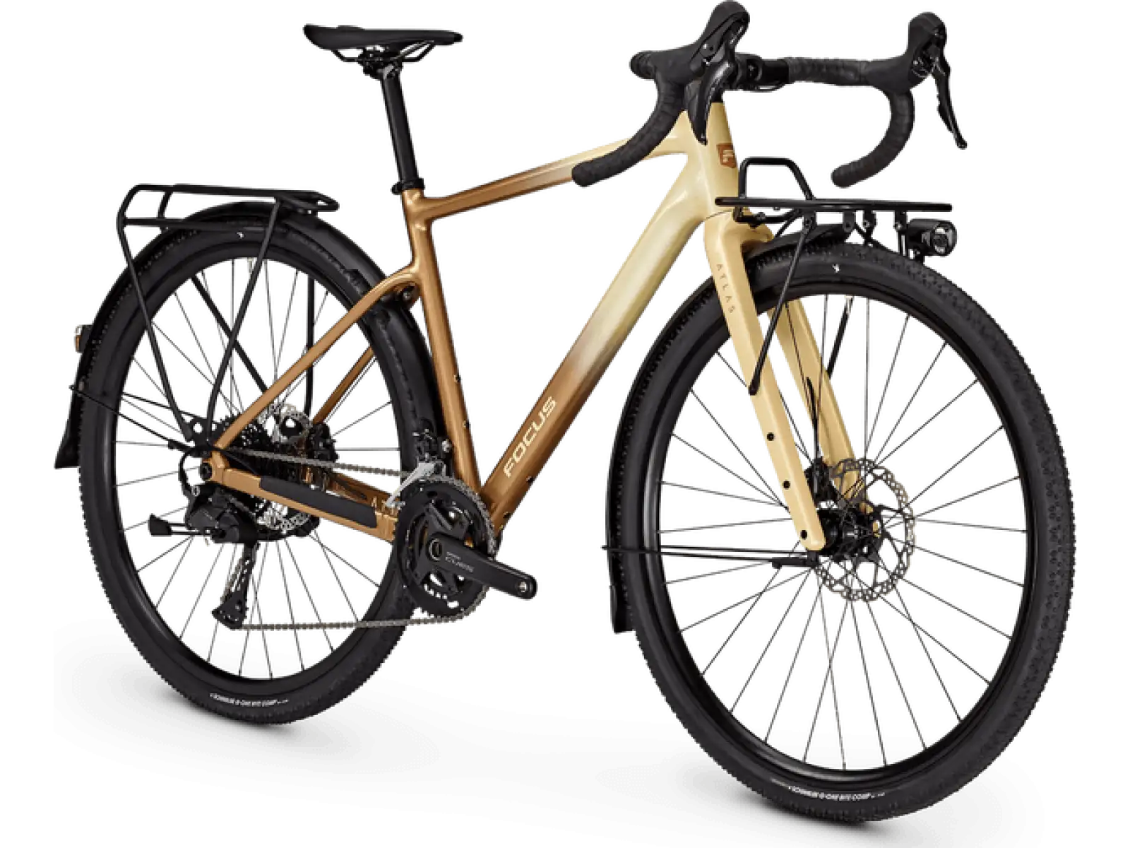 Focus Atlas 6.8 EQP gravel bike Sand/Oak