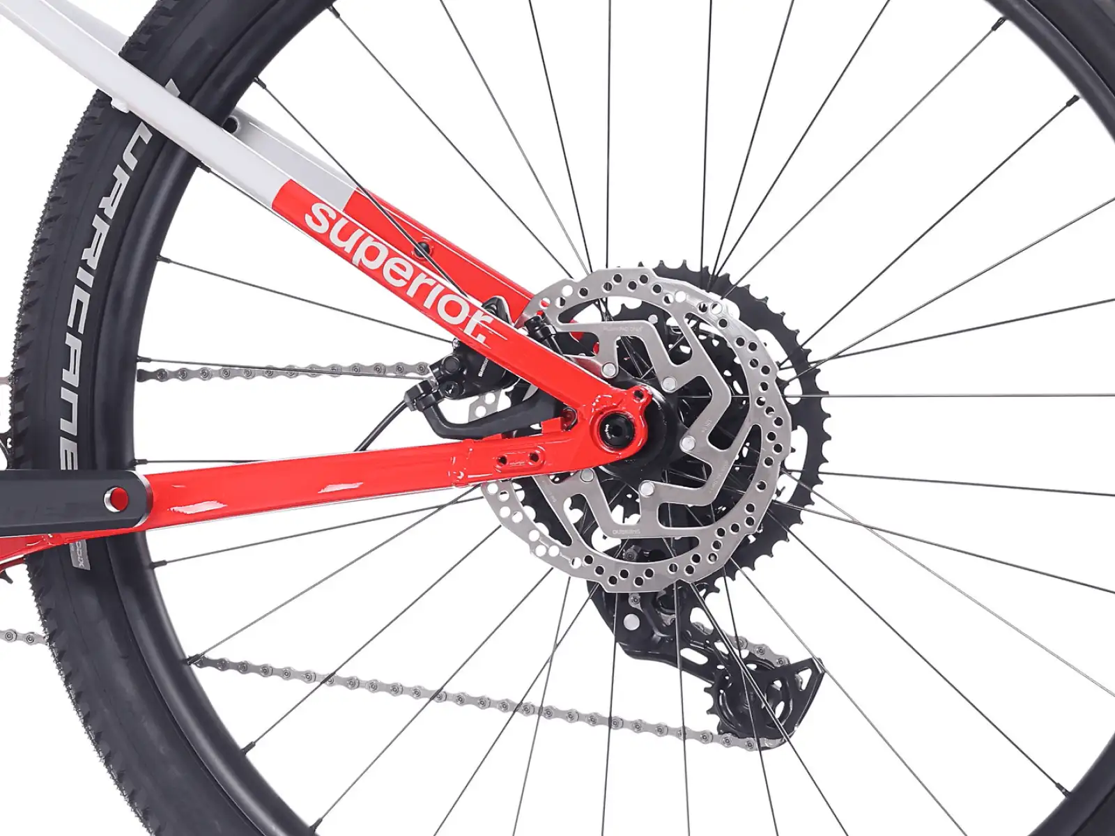 Superior eXP 6.3 mountain electric bike Gloss Grey/Red