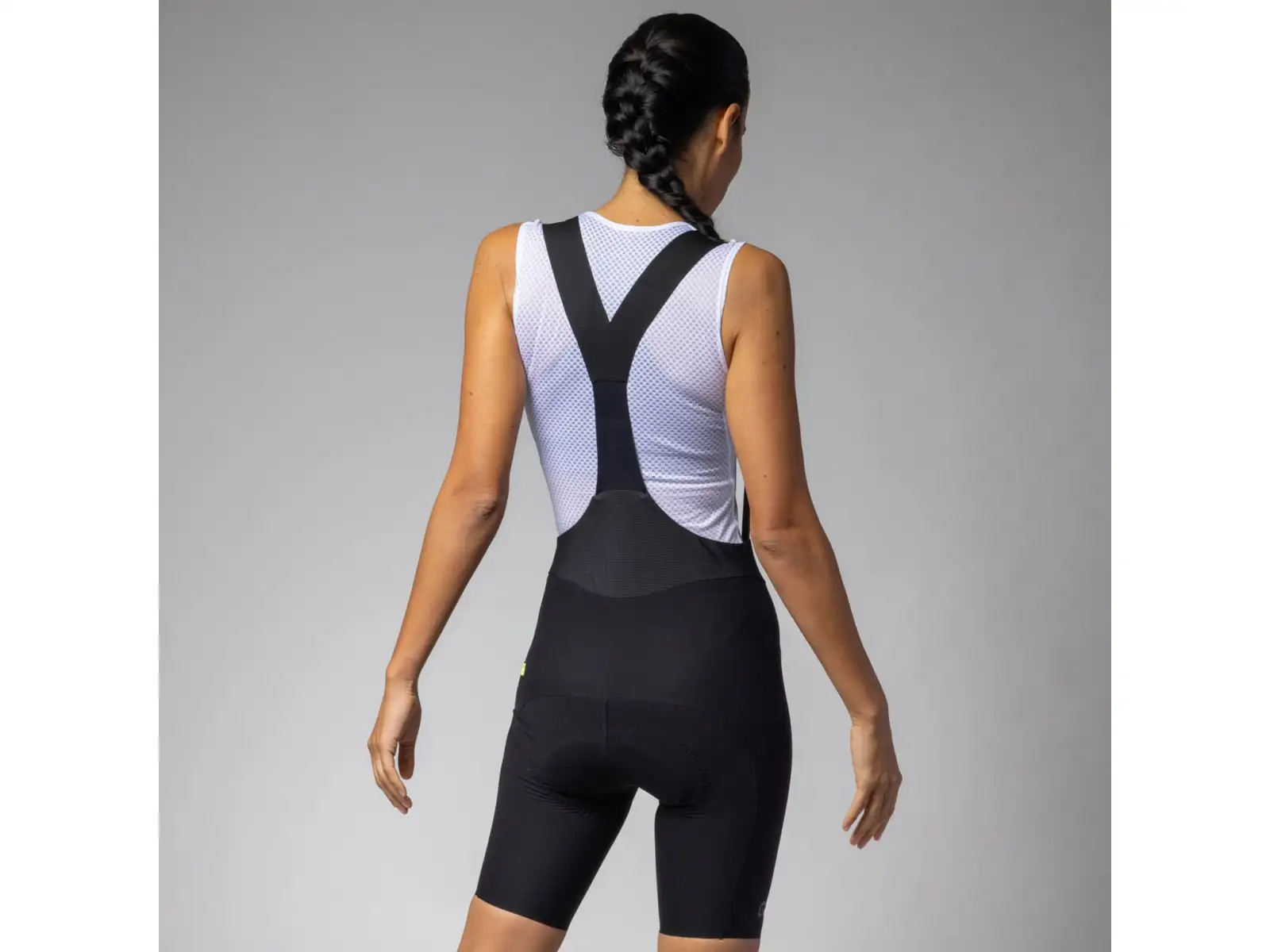 Alé Speedfondo Light women's cycling shorts with pad and bib black